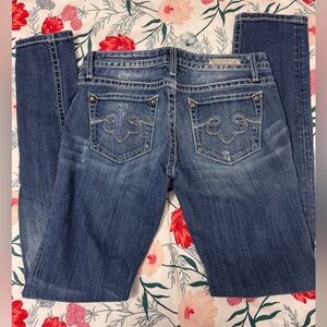 ReRock for Express Stitched Skinny Jean Vintage EUC